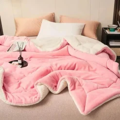 Axelle Plüsch-Überwurfdecke – weiche, gemütliche Decke