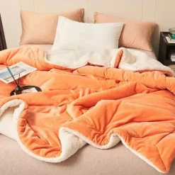 Axelle Plüsch-Überwurfdecke – weiche, gemütliche Decke