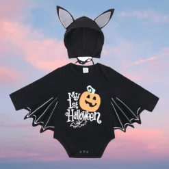 Baby Fledermaus Halloween Kostüm - Süßer gruseliger Onesie