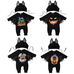 Baby Fledermaus Halloween Kostüm - Süßer gruseliger Onesie