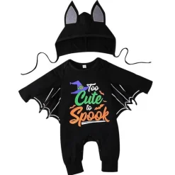 Baby Fledermaus Halloween Kostüm - Süßer gruseliger Onesie