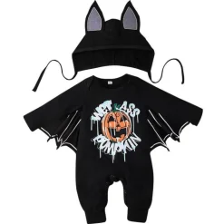 Baby Fledermaus Halloween Kostüm - Süßer gruseliger Onesie