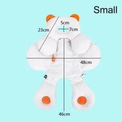 Baby-Autositzbezug mit Kopf- und Körperstütze