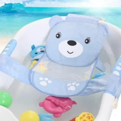 Baby-Badenetz – Cartoon-Badehilfe für Kleinkinder