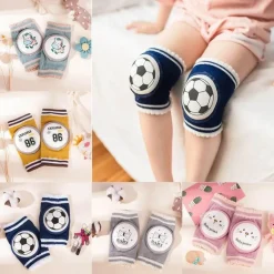 Baby-Knieschoner aus Baumwolle – Anti-Rutsch-Krabbelschutz für Babys