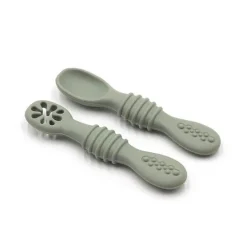 Babylöffel zum Selbstfüttern – Babyutensil mit leichtem Griff