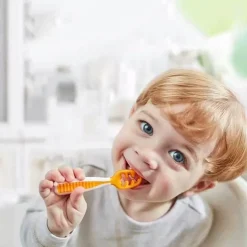 Babylöffel zum Selbstfüttern – Babyutensil mit leichtem Griff