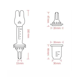 Baby-Medizinspender - Fütterungswerkzeug mit Cartoon-Bär