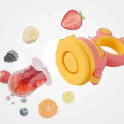 Baby-Obstfütterer - Knabberstab zum Mahlen von frischem Obst