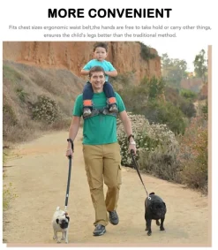 Baby-Schultertrage mit freihändiger Bedienung – Tragetuch für bequemes Tragen Ihres Babys