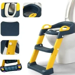 Baby-Töpfchen-Trainingsleitersitz – verstellbarer Toilettentrainer für Kinder