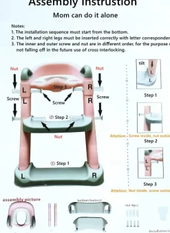 Baby-Töpfchen-Trainingsleitersitz – verstellbarer Toilettentrainer für Kinder