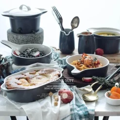 Backgeschirr-Set aus Porzellan – Luxus-Backutensilien aus Keramik