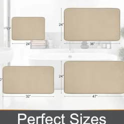 Badematte aus Memory-Schaum – schnell absorbierendes Anti-Rutsch-Design