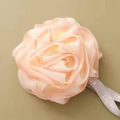 Badeschwamm mit japanischer Rose – weiches Peeling-Duschaccessoire