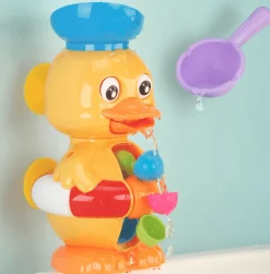 Badespielzeug „Enten-Wasserrad“ – lustiges Badezubehör für Babys