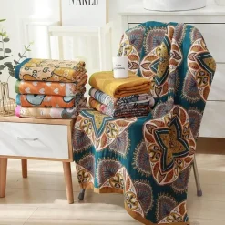 Badetuch aus Baumwolle – weich und saugfähig, 80 x 160 cm, groß und luxuriös