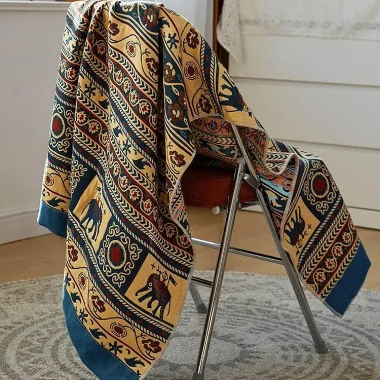 Badetuch aus nordischer Baumwollgaze – weich, saugfähig, schnelltrocknend, 90 x 180 cm