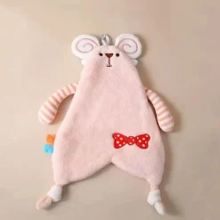 Badetuch für Kinder mit Cartoon-Tiermotiv – weicher, saugfähiger Korallensamt zum gemütlichen Abtrocknen