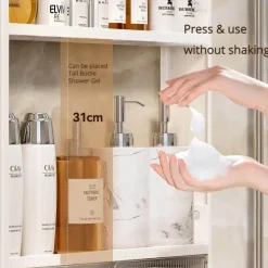 Badezimmerregal ohne Lochen – Unverzichtbarer Aufbewahrungs-Organizer