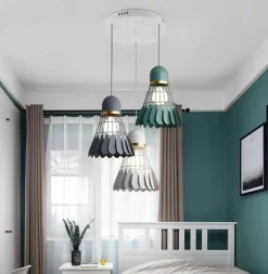 Badminton Chandelier Lamp - Elegant Sports Lighting Fixture