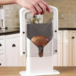 Bagelschneider – Tragbares Küchenwerkzeug für gleichmäßige Scheiben