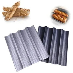 Baguette-Backblech - Wellenform für französisches Brot