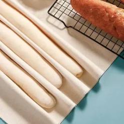 Baguette-Gärtuch aus Baumwolle für perfekt geformte Brotformen
