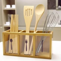 Bambus-Aufbewahrungsregal - Mehrzweck-Organizer im japanischen Stil