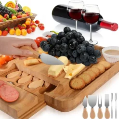 Bambus-Frühstückstablett - Servierplatte