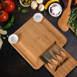 Bambus-Frühstückstablett - Servierplatte