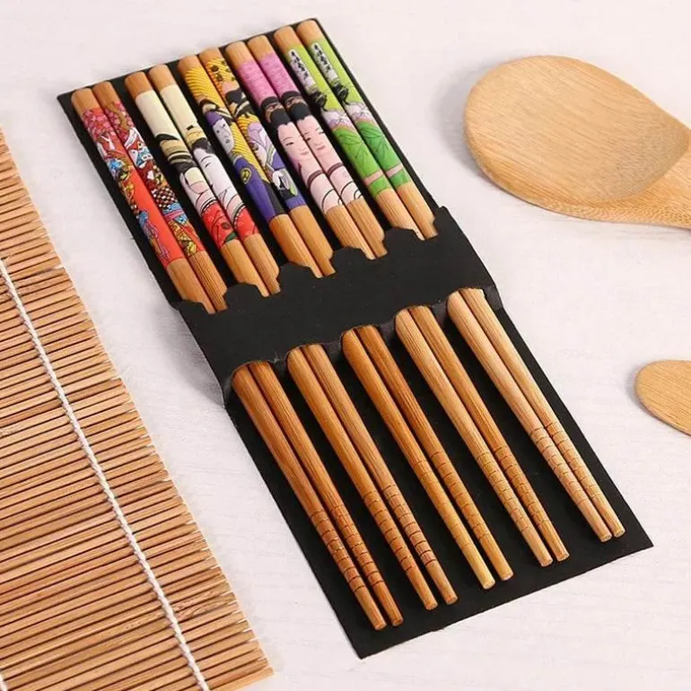 Bambus-Sushi-Maker-Set – Sushi-Roll-Set mit Klingenvorhang