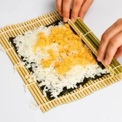 Bambus-Sushi-Rollmatte, Onigiri-Reispaddel – japanische Sushi-Herstellungswerkzeuge