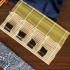 Bambus-Sushi-Rollmatte, Onigiri-Reispaddel – japanische Sushi-Herstellungswerkzeuge