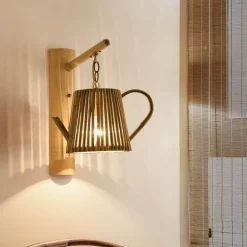 Bambus-Wandlampe – Umweltfreundliches Beleuchtungsdekor