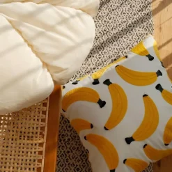 Bananen-Kissenbezug - Tropische Früchte Deko Hülle