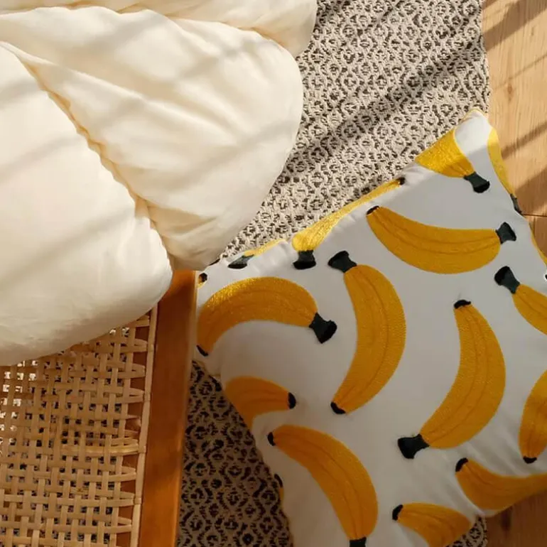 Bananen-Kissenbezug - Tropische Früchte Deko Hülle