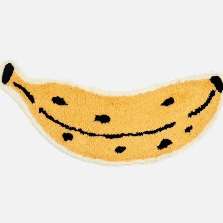 Bananova Banana Bath Mat – Tufted Anti-Skid Playful Area Rug