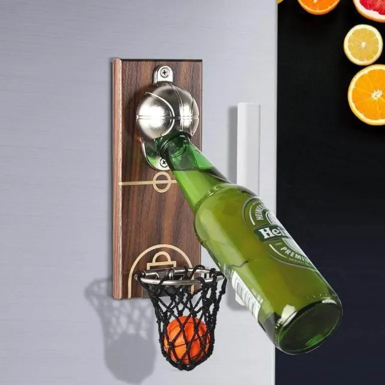 Basketball-Flaschenöffner – Wanddekoration für Sportbars