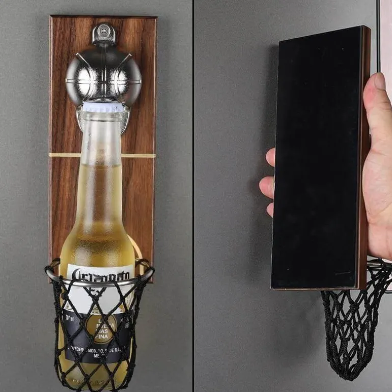 Basketball-Flaschenöffner – Wanddekoration für Sportbars
