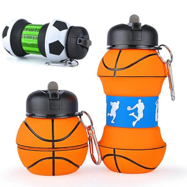 Basketball-Thermoskanne, auslaufsicher und faltbar