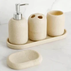 Bathroom Accessories Set - Stylish Bath Decor