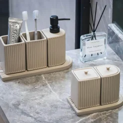 Bathroom Accessories Set - Elegant Home Décor Collection