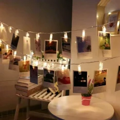 Batteriebetriebene LED-Lichterketten - Dekorative Klemmlichter