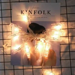 Batteriebetriebene LED-Lichterketten - Dekorative Klemmlichter