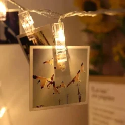 Batteriebetriebene LED-Lichterketten - Dekorative Klemmlichter