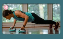 Bauchradrolle - Selbstaufrollendes Fitnessgerät