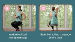 Bauchradrolle - Selbstaufrollendes Fitnessgerät