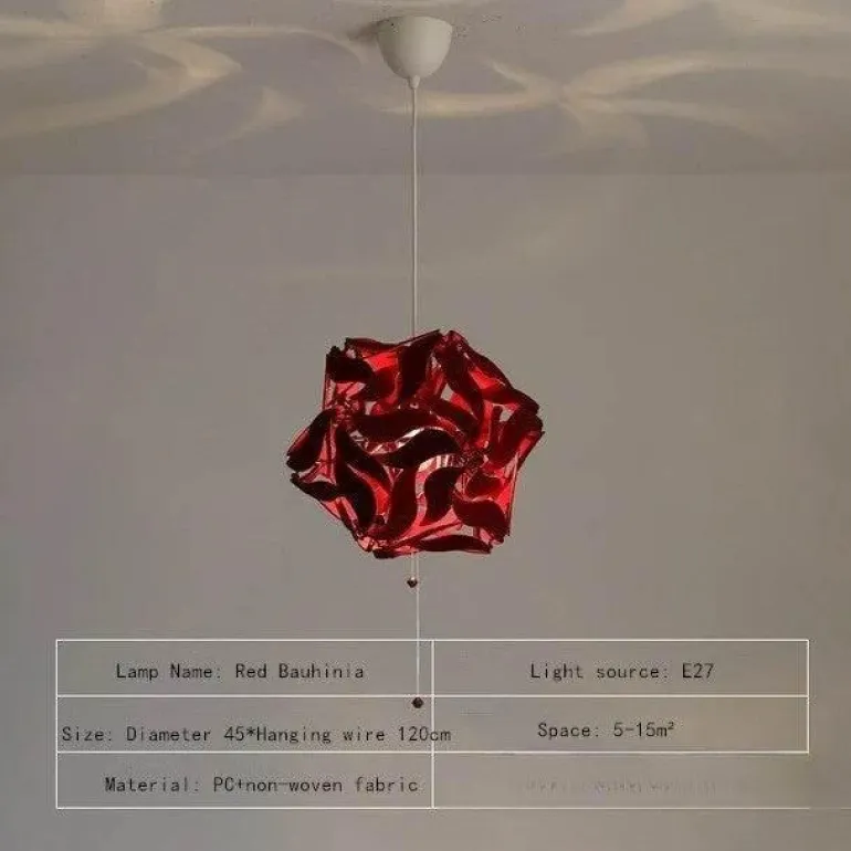 Bauhinia Blossom Pendelleuchte – Elegante einziehbare Deckenleuchte