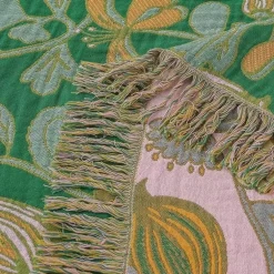 Baumwolldecke mit Quasten – Sofaüberwurf für alle Jahreszeiten